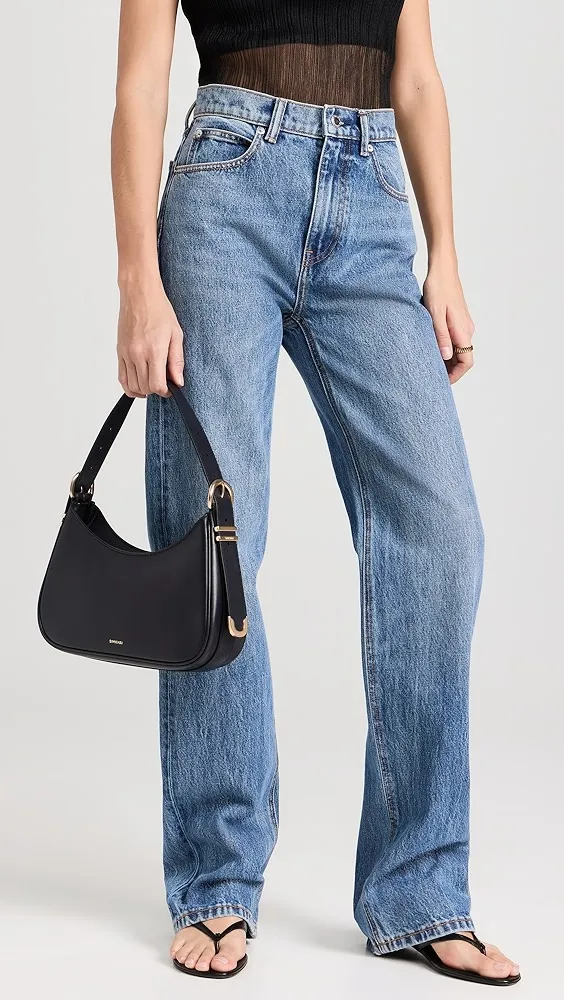 SIMKHAI   Leigh Buckle Shoulder Bag 