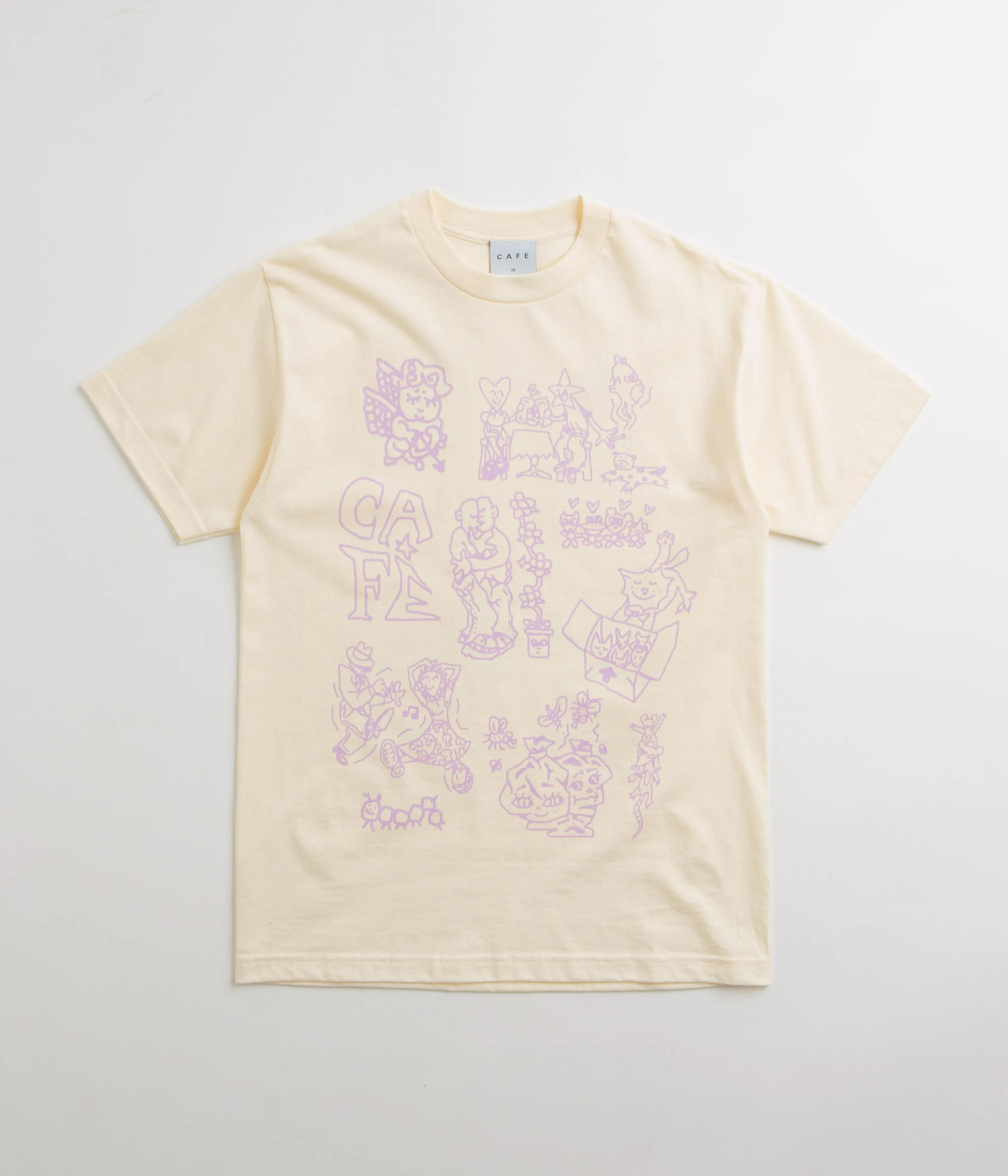 Skateboard Cafe Ethan T-Shirt - Cream