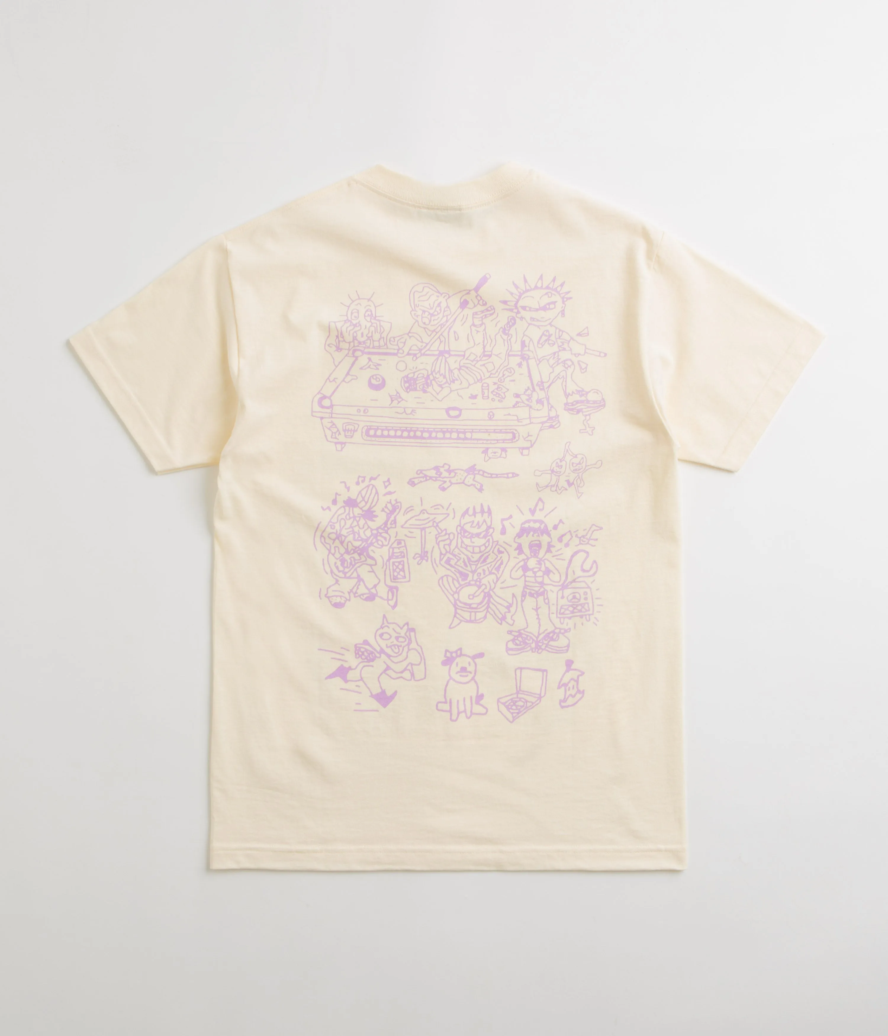 Skateboard Cafe Ethan T-Shirt - Cream