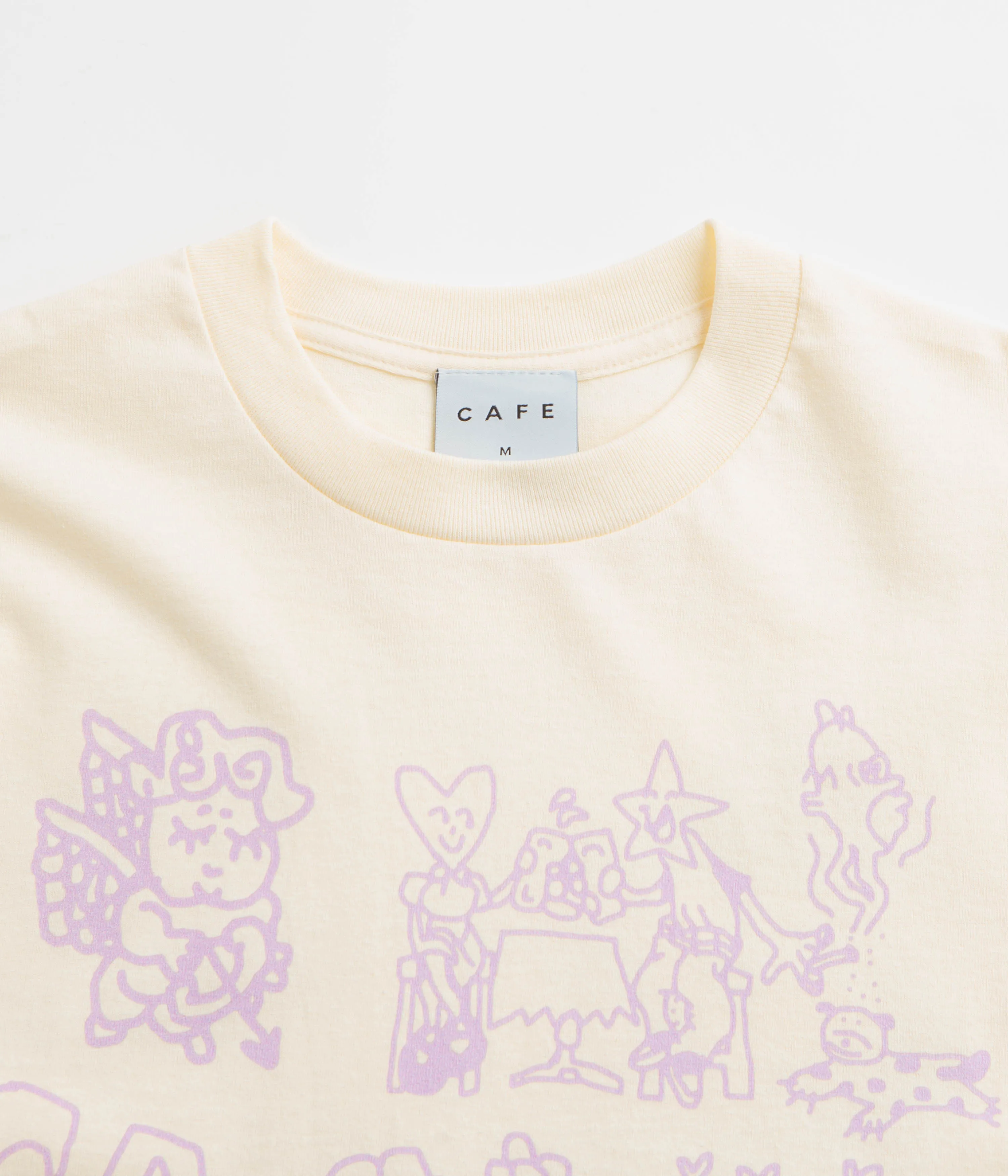 Skateboard Cafe Ethan T-Shirt - Cream