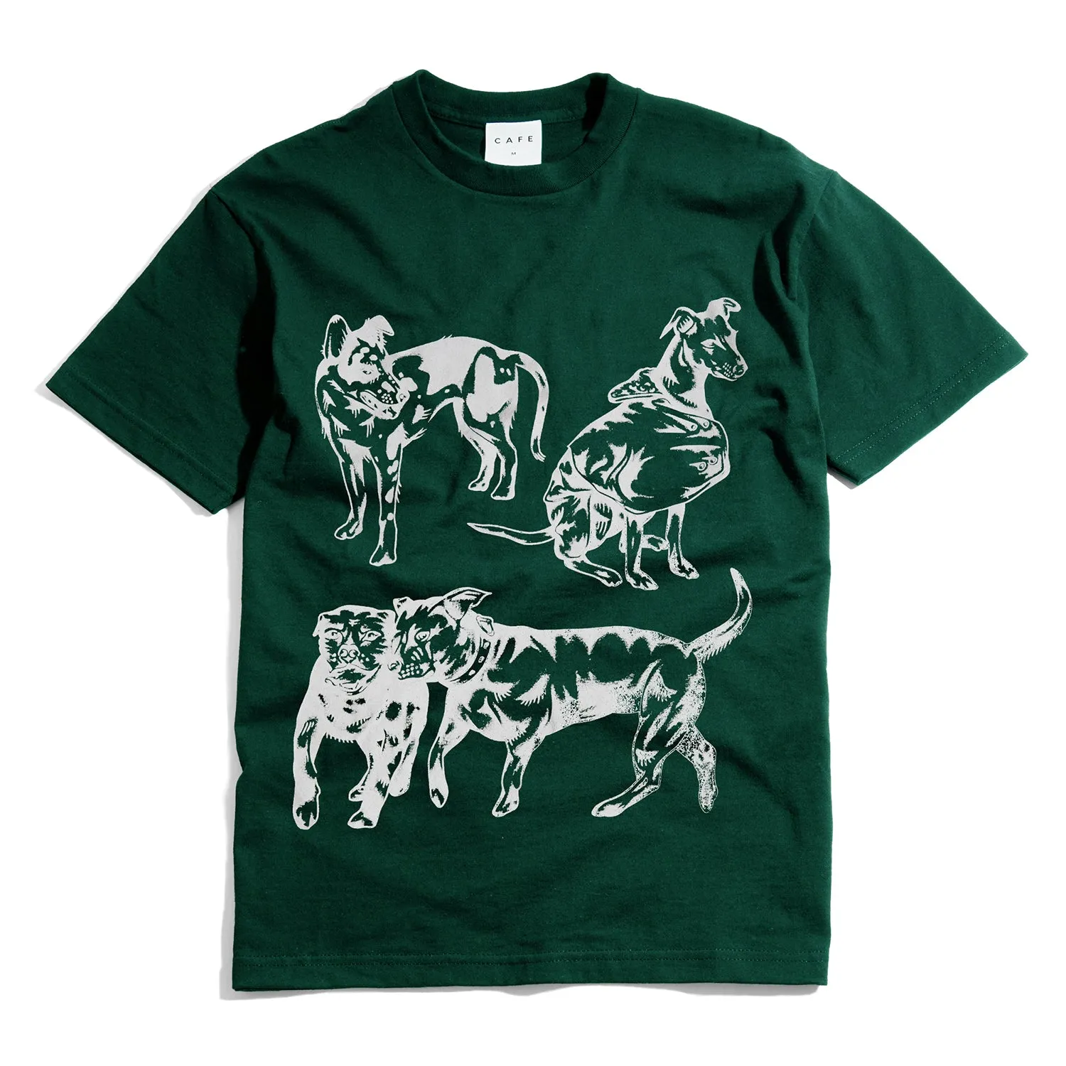 Skateboard Cafe Pooch Tee Forest Green