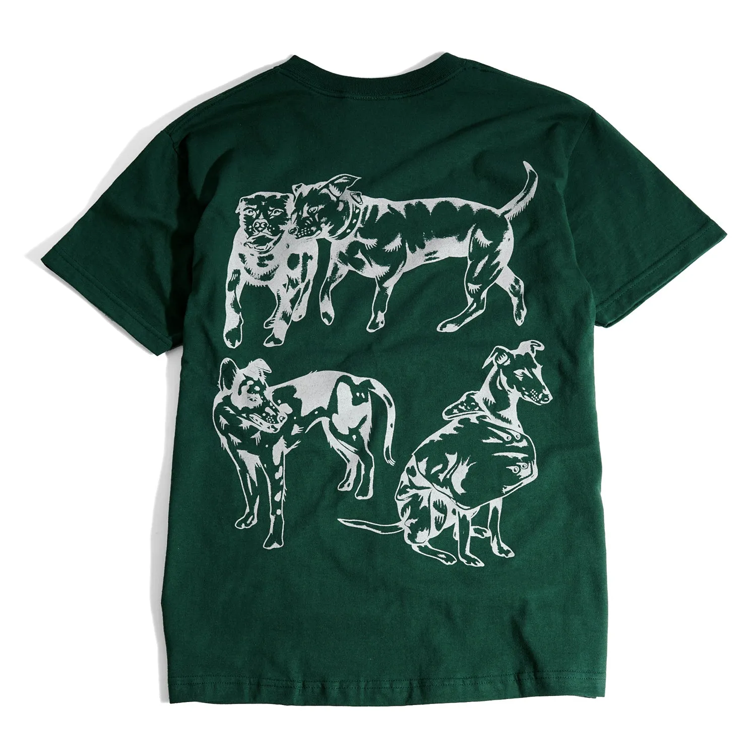 Skateboard Cafe Pooch Tee Forest Green