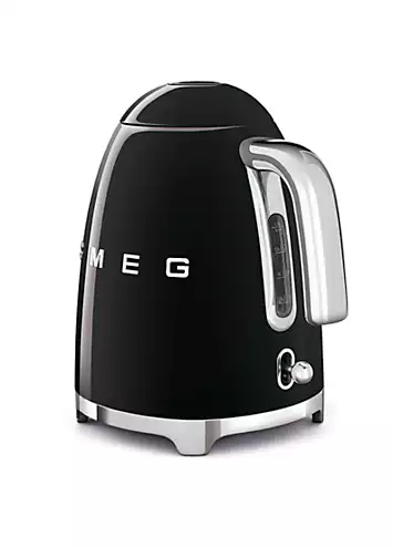 SMEG KLF03BLUK 50’s Style 1.7L Jug Kettle - Black | Kaleidoscope