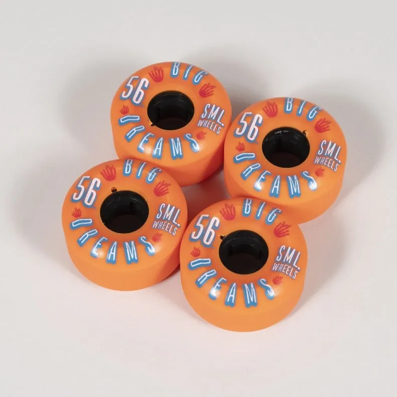 SML Succulent Cruiser Skateboard Wheels 56mm V-Cut (Sun Up)