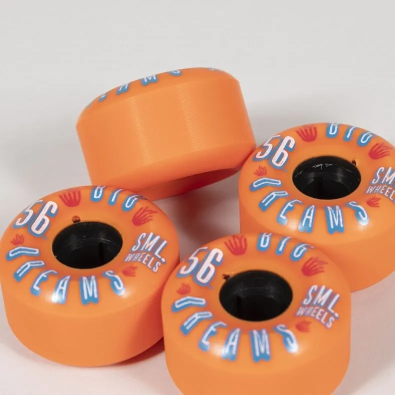 SML Succulent Cruiser Skateboard Wheels 56mm V-Cut (Sun Up)