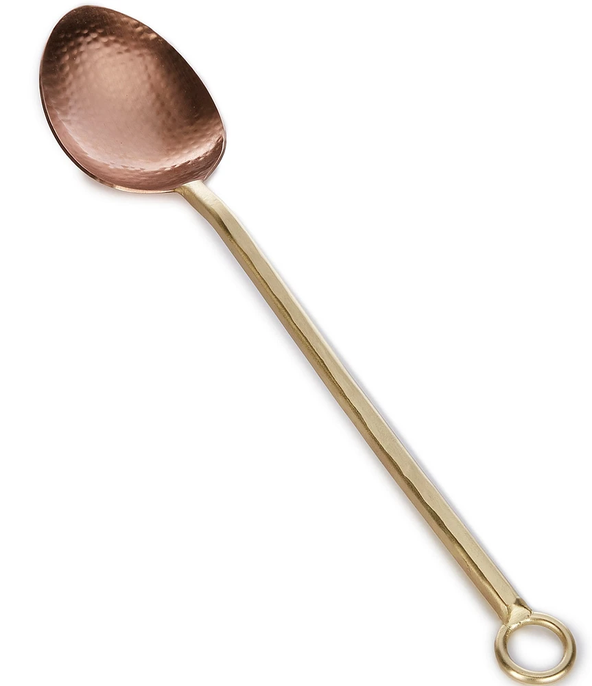 Southern Living Stainless Steel Hammered Copper & Forged Gold Mixing Spoon