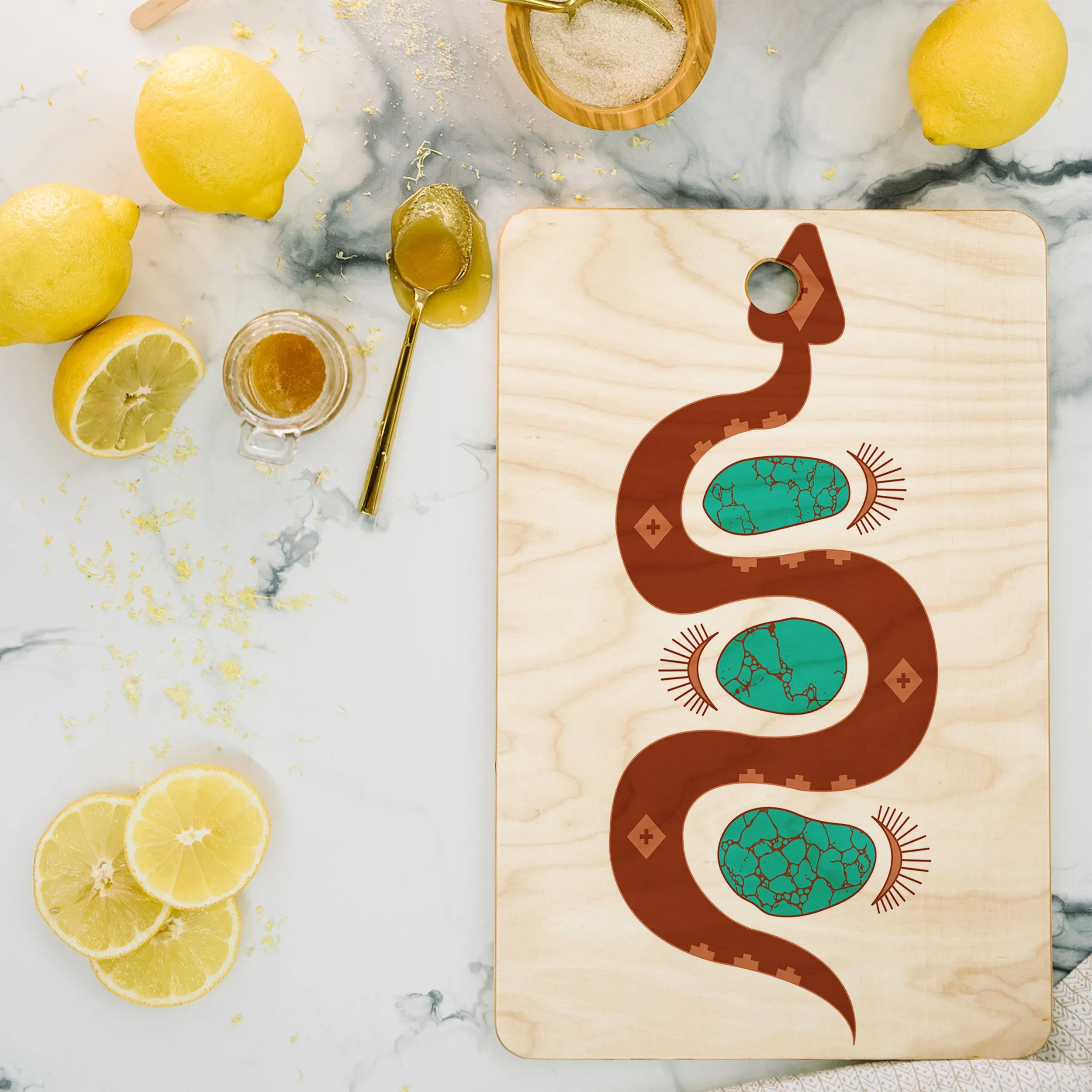 Southwestern Slither Cutting Board (DS) DD