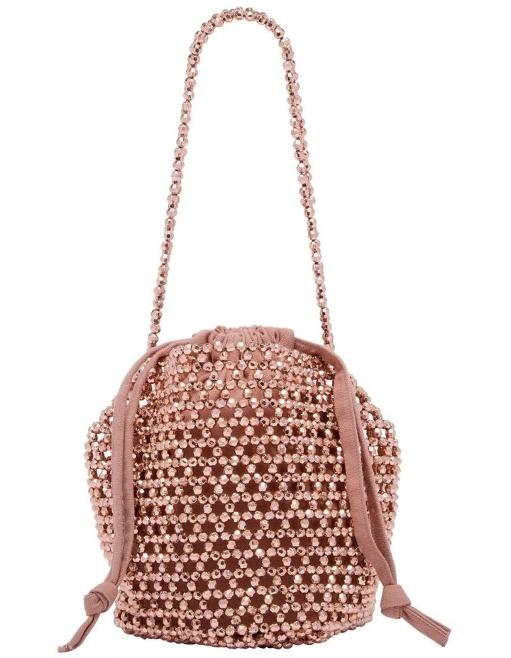 Sparks Shoulder Bag In Rose Gold