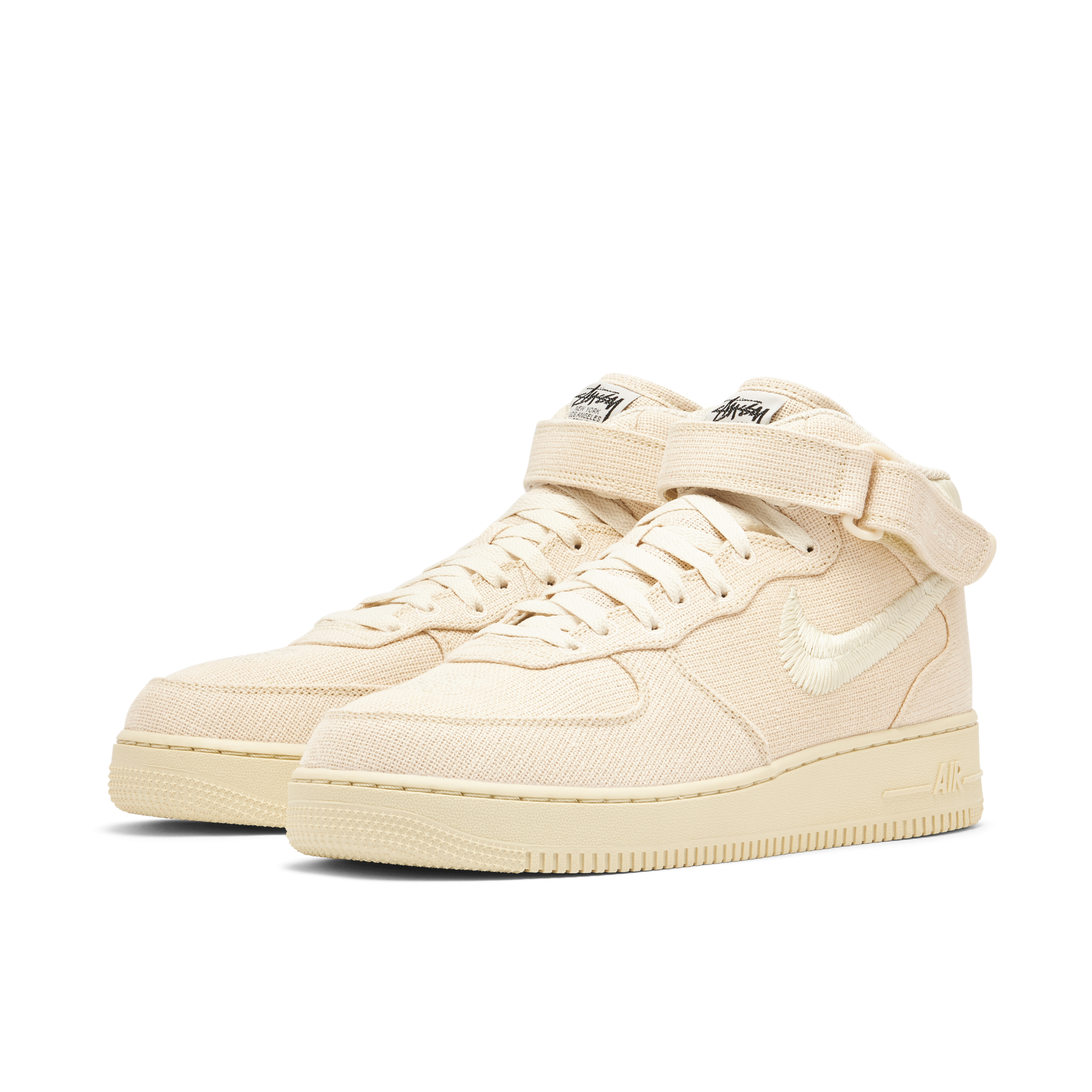 Stussy x Nike Air Force 1 Mid Hemp | DJ7841-200 | Laced