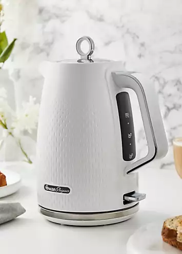 Swan SK14016WHT Elegance Cordless Kettle with Rapid Boil 1.7 Litres - White | Kaleidoscope