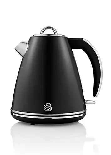 Swan SK19020BN Retro 1.5L Jug Kettle - Black | Kaleidoscope