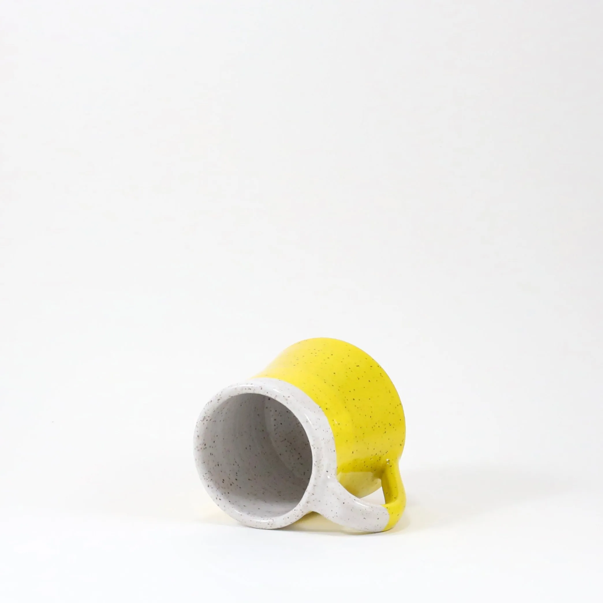 Tapered Mug in Yellow by Rachael Pots