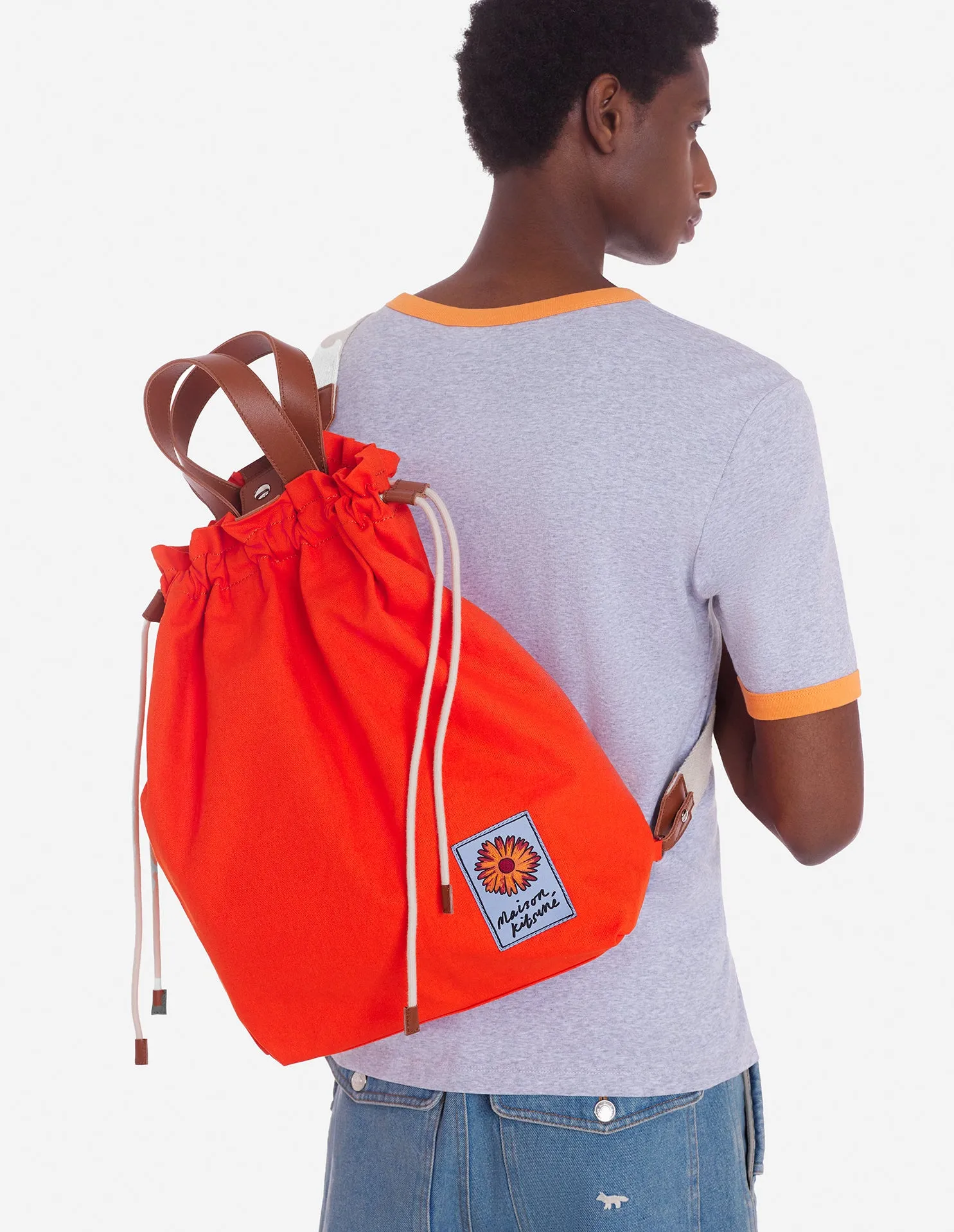 The Surf Bucket Bag Hot Orange