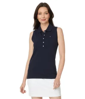 Tommy Hilfiger Sleeveless Solid Polo Women's