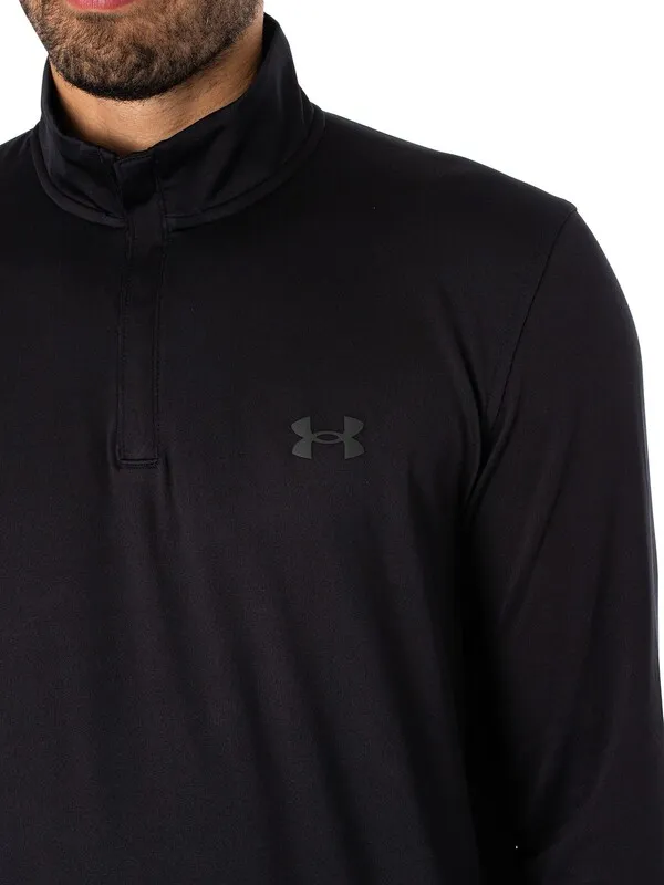 Under Armour Golf Playoff 1/4 Zip Track Top - Black