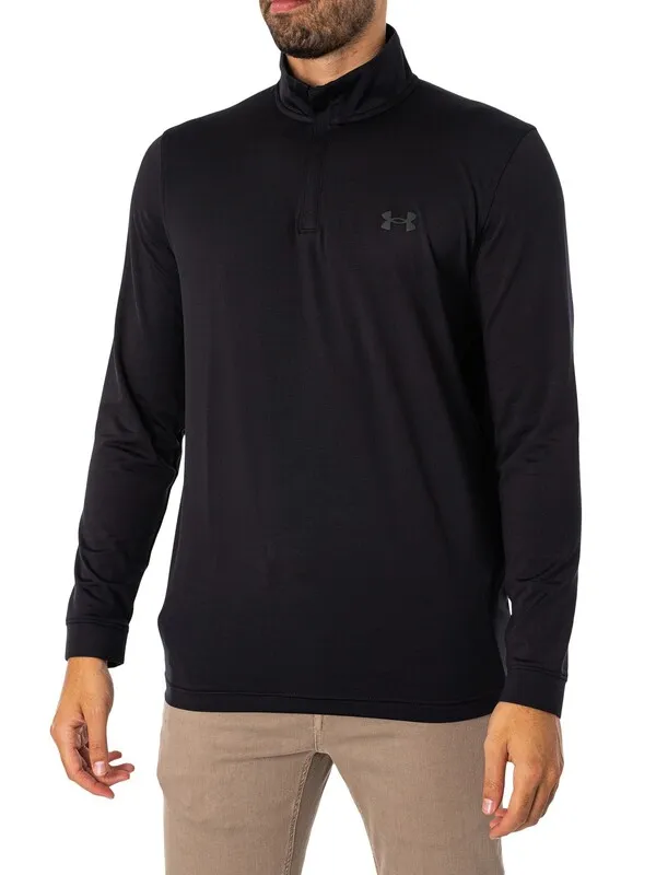 Under Armour Golf Playoff 1/4 Zip Track Top - Black