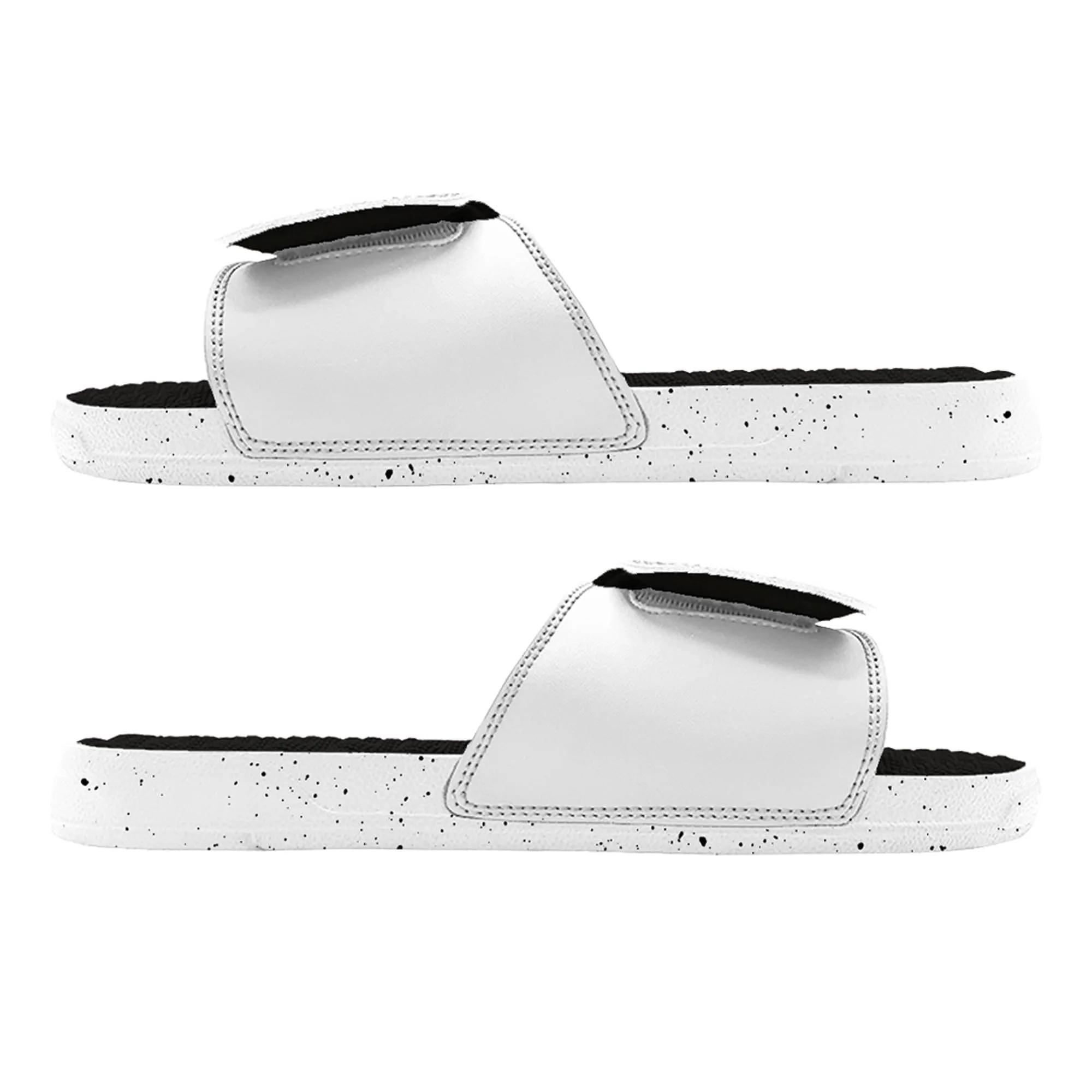 Unisex Buffalo Sabres ISlide Black/White Cookies & Cream Slide Sandals