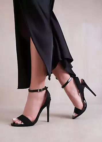 Venus Black Heeled Sandals by Where’s That From | Look Again