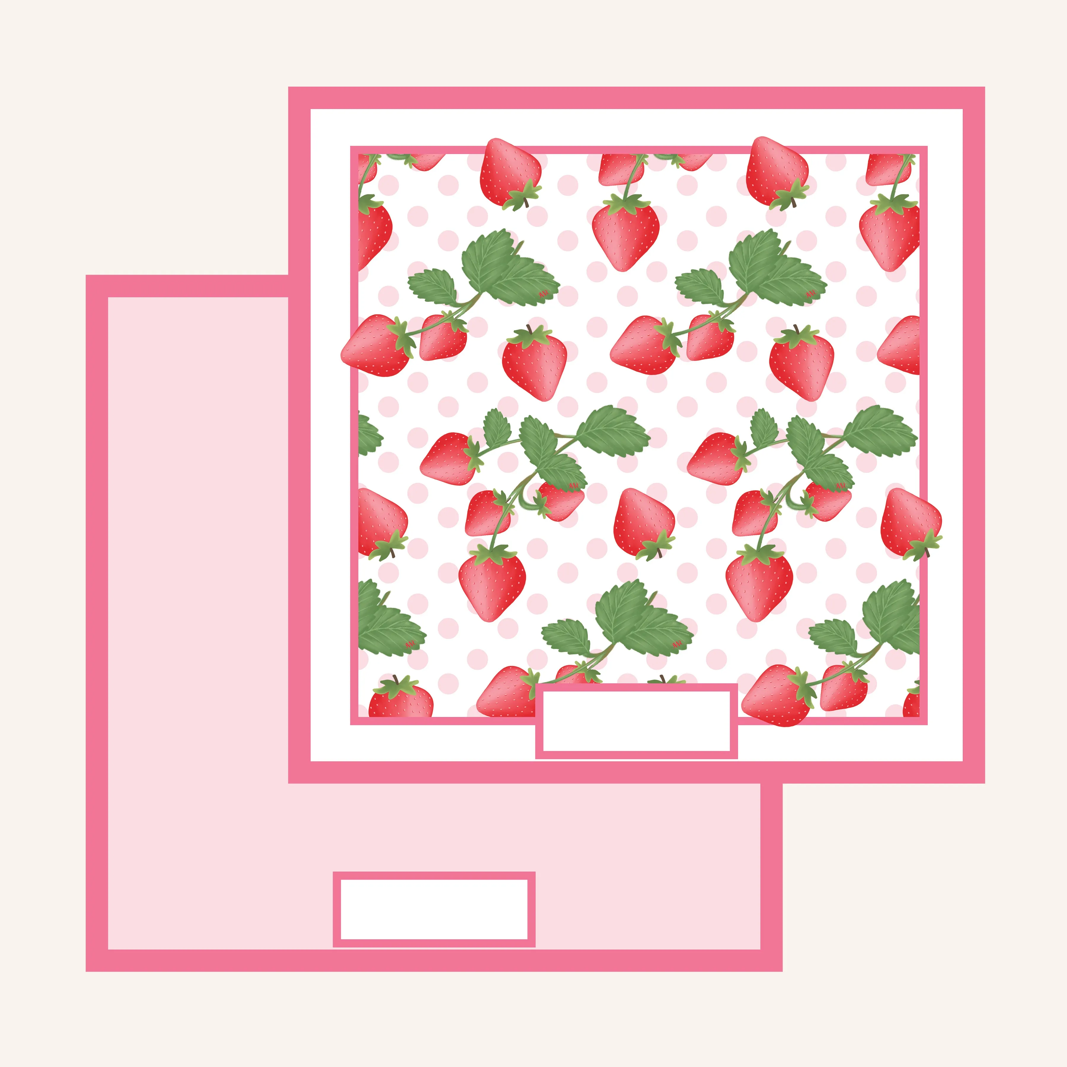 Victoire Sunnyvale Strawberry Placemats, Set of 12