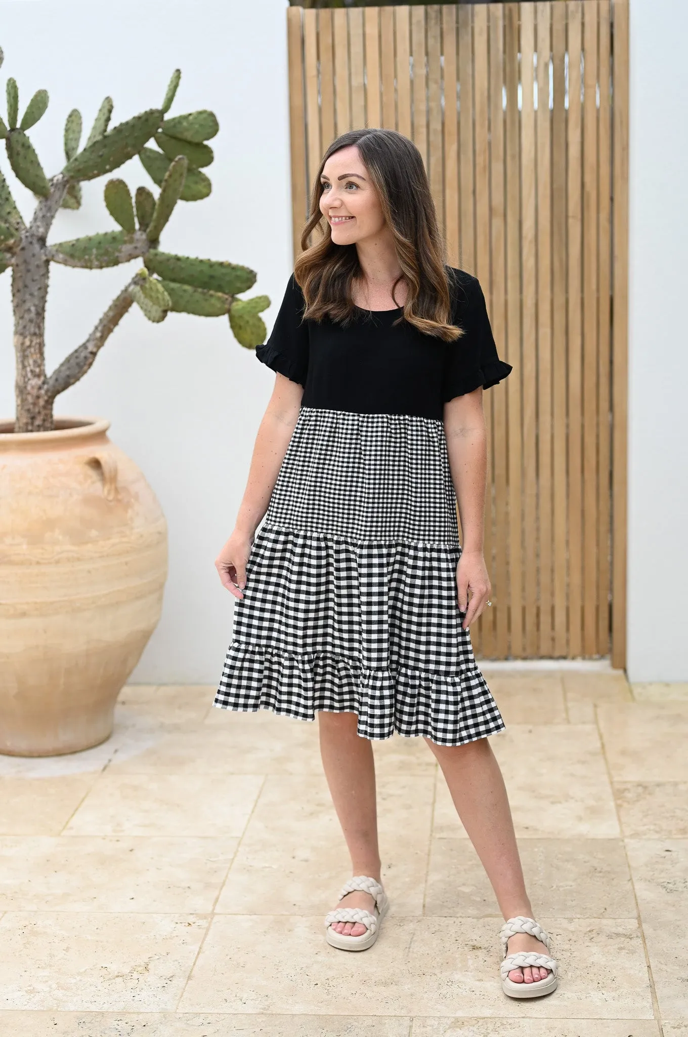 Vienna Dress - Gingham