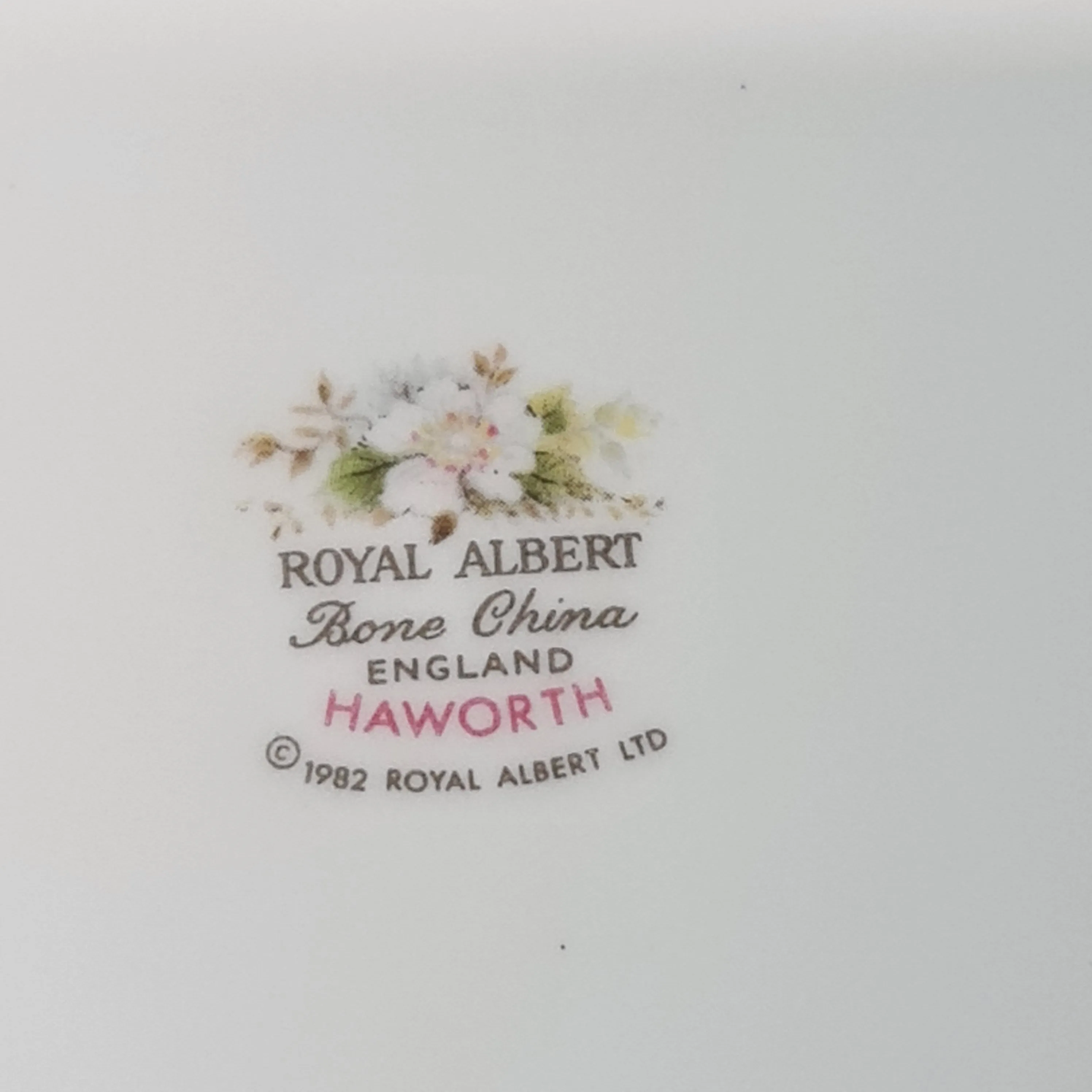 Vintage Royal Albert Cake plate Cheese platter Haworth