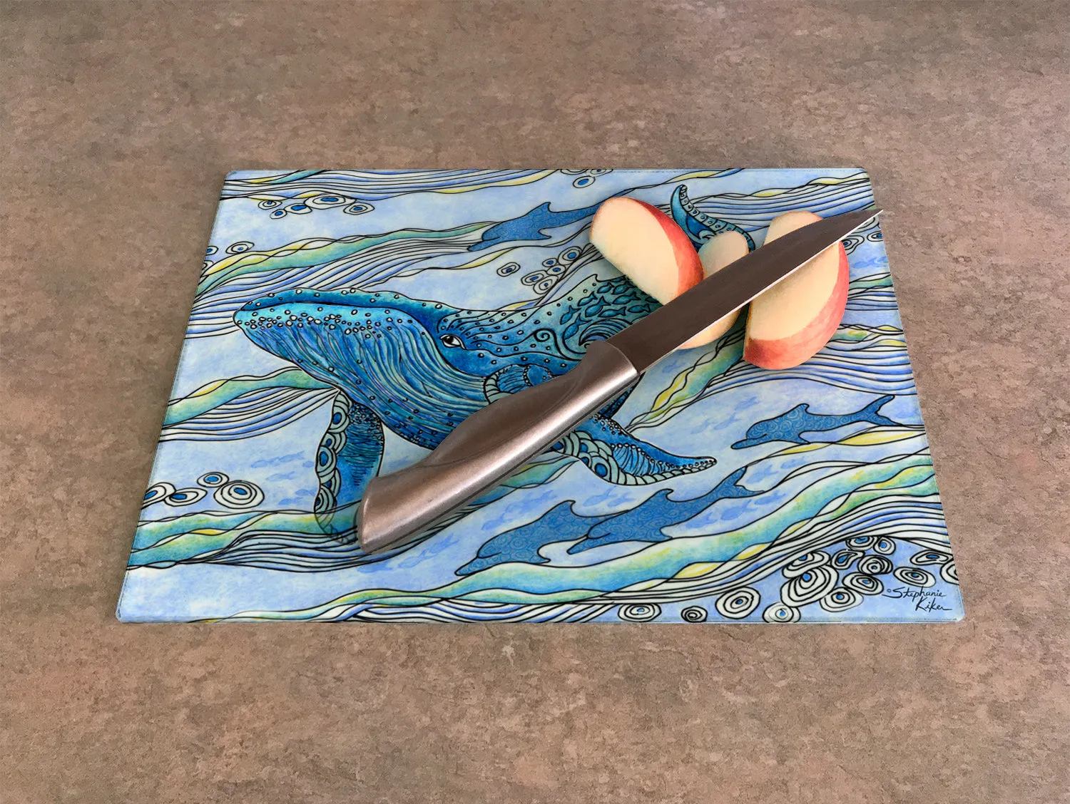 Whale Watch Cutting Board