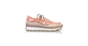 Women's Leather Running Sneakers 54988