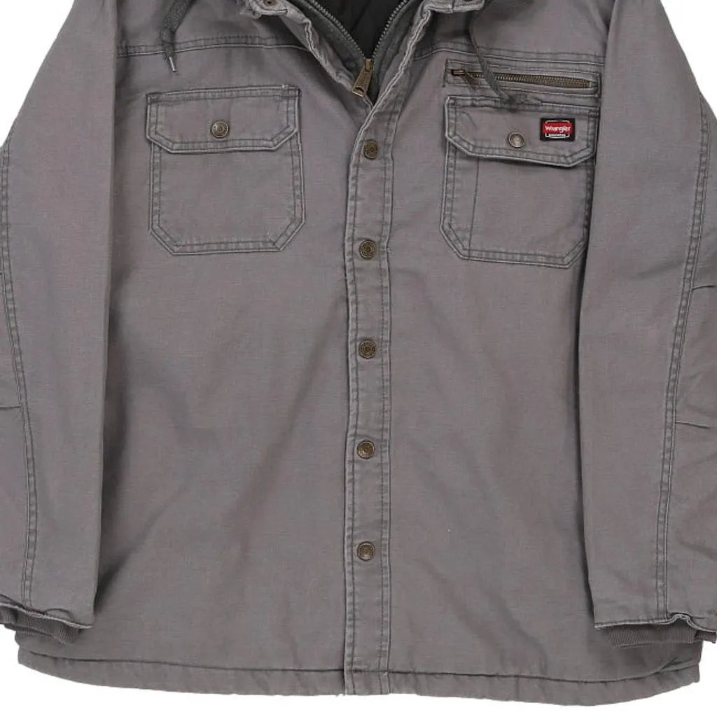 Wrangler Jacket - Large Grey Cotton