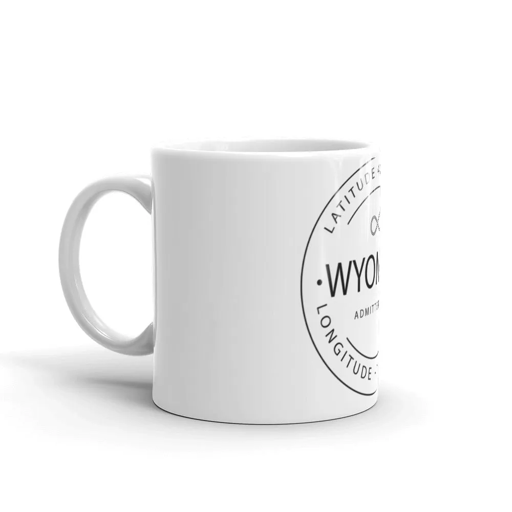 Wyoming - Mug - Latitude & Longitude