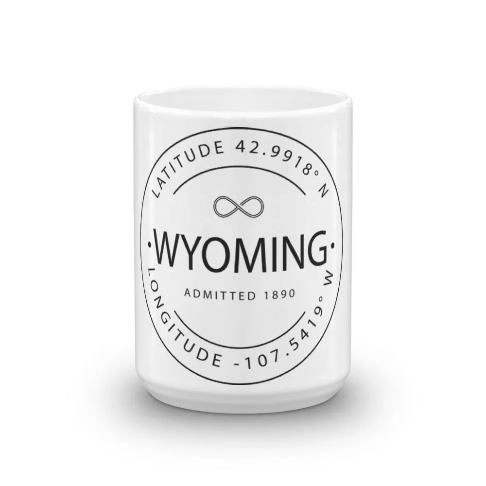 Wyoming - Mug - Latitude & Longitude