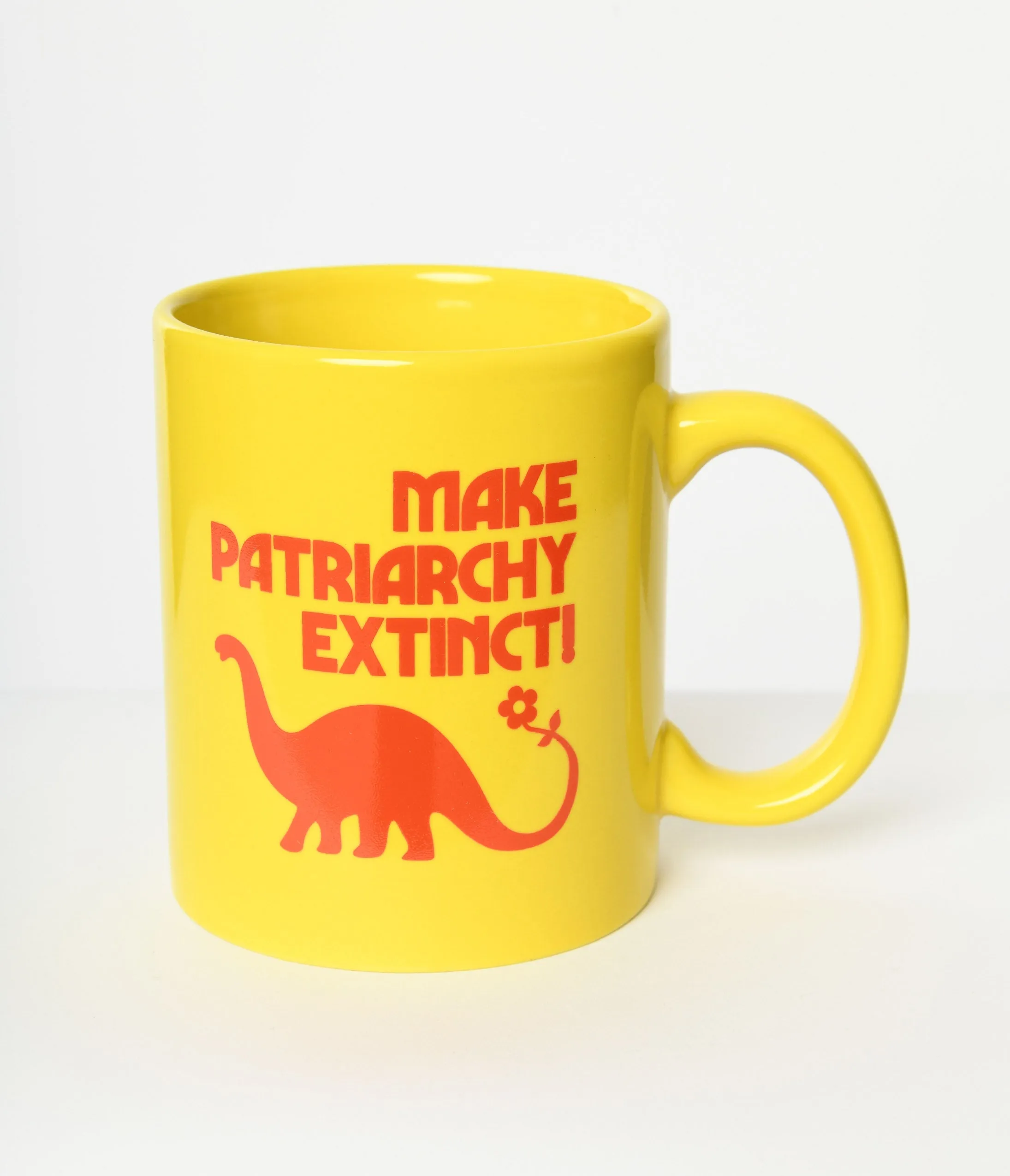 Yellow Make Patriarchy Extinct Coffee Mug