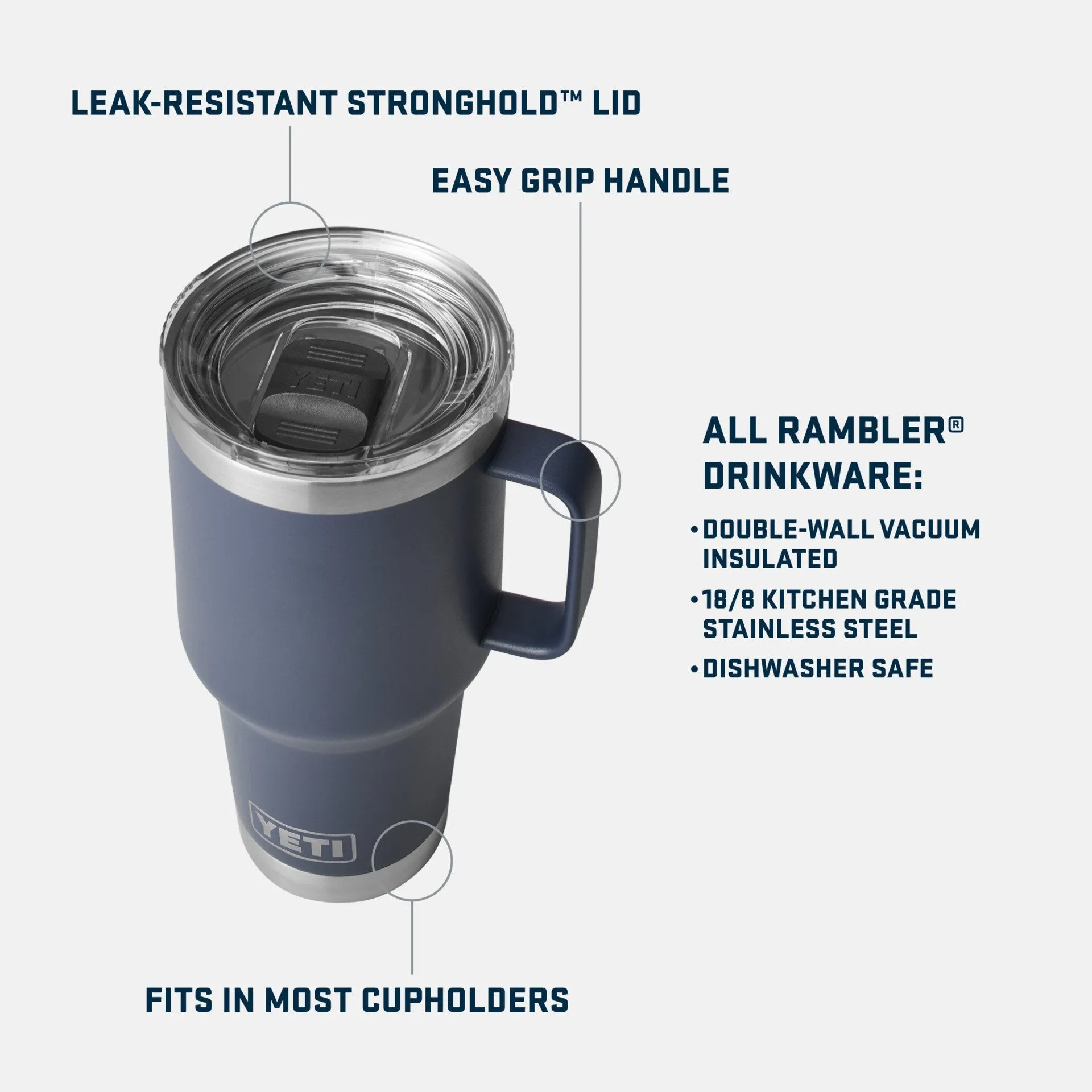 YETI 30oz Rambler Travel Mug