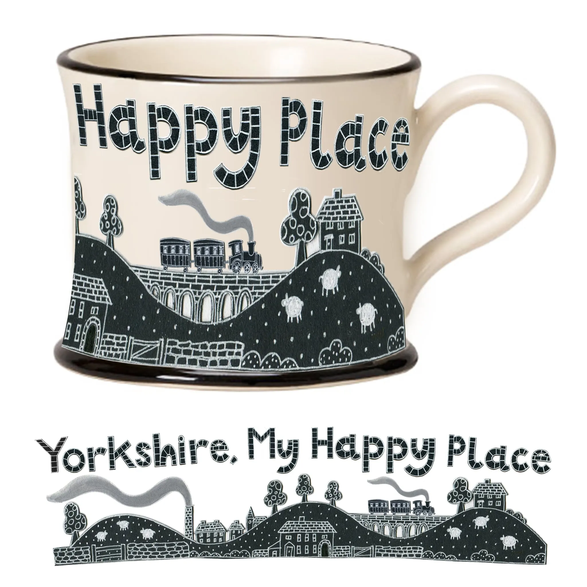 Yorkshire My Happy Place Mug